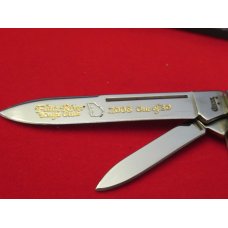 Case XX Amber Bone Gunstock Pattern # 6215 SS  Flint River Knife Club