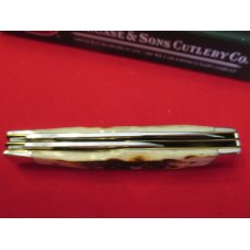 Case XX Amber Bone Gunstock Pattern # 6215 SS  Flint River Knife Club