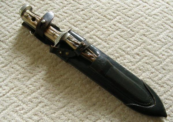 Vintage Puma Combo With Sheath "Waidblat & Nicker" Fixed Blade Knives Vintage Puma Combo With Sheath "Waidblat & Nicker" Fixed Blade Knives