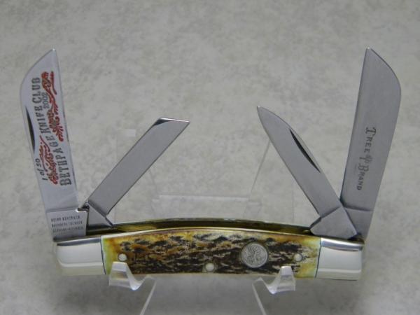 Boker Solingen Germany Tree Brand Stag Congress Knife 2002 Bethpage Knife Club Boker Solingen Germany Tree Brand Stag Congress Knife 2002 Bethpage Knife Club
