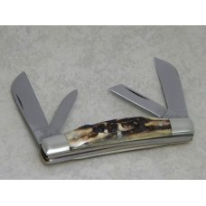 Hen & Rooster Bertram Cutlery Germany 344DS Stag Congress Knife 2000 Bethpage Knife Club Hen & Rooster Bertram Cutlery Germany 344DS Stag Congress Knife 2000 Bethpage Knife Club