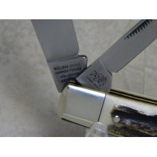 Bulldog Brand Solingen Germany Stag English Steel Jack Knife c.1985 Bulldog Brand Solingen Germany Stag English Steel Jack Knife c.1985