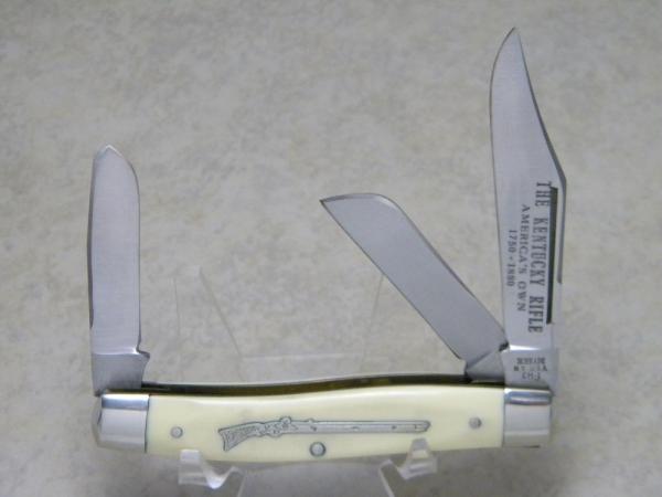 Schrade NY USA CM-1 Stainless The Kentucky Rifle America's Own 1750-1880 Stockman Knife Schrade NY USA CM-1 Stainless The Kentucky Rifle America's Own 1750-1880 Stockman Knife