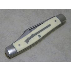 Schrade NY USA CM-1 Stainless The Kentucky Rifle America's Own 1750-1880 Stockman Knife Schrade NY USA CM-1 Stainless The Kentucky Rifle America's Own 1750-1880 Stockman Knife