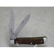 Camillus USA Wood "Forever Free - American Eagle and Flag" Slimline Trapper Farmers Jack Knife Camillus USA Wood "Forever Free - American Eagle and Flag" Slimline Trapper Farmers Jack Knife