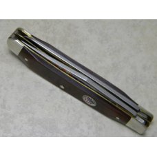 Camillus USA Wood "Forever Free - American Eagle and Flag" Slimline Trapper Farmers Jack Knife Camillus USA Wood "Forever Free - American Eagle and Flag" Slimline Trapper Farmers Jack Knife