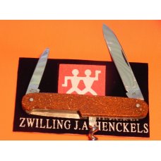 Antique J A Henckels 2 blade +Corkscrew Bartender/Server pocket knife w/ Rare Gold Dust Sparkling Ha Antique J A Henckels 2 blade +Corkscrew Bartender/Server pocket knife w/ Rare Gold Dust Sparkling Ha