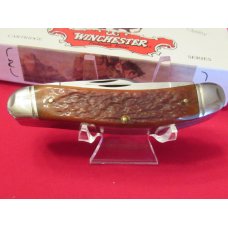 Winchester 5 Blade Stockman Burnt Orange Bone Winchester 5 Blade Stockman Burnt Orange Bone