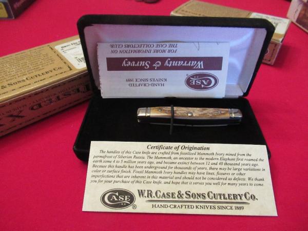 Case XX Fossilized Mammoth Ivory Small Stockman 