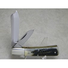 Parker Cut. Co. Surgical Steel Japan Bone Stag Razor Barlow Knife Parker Cut. Co. Surgical Steel Japan Bone Stag Razor Barlow Knife