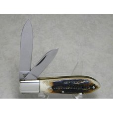 Parker Cut. Co. Surgical Steel Japan Bone Stag Teardrop Jack Knife Parker Cut. Co. Surgical Steel Japan Bone Stag Teardrop Jack Knife