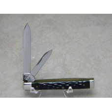 Schatt & Morgan Titusville, PA Queen Steel USA Green Bone Doctor's Knife 1995 Schatt & Morgan Titusville, PA Queen Steel USA Green Bone Doctor's Knife 1995