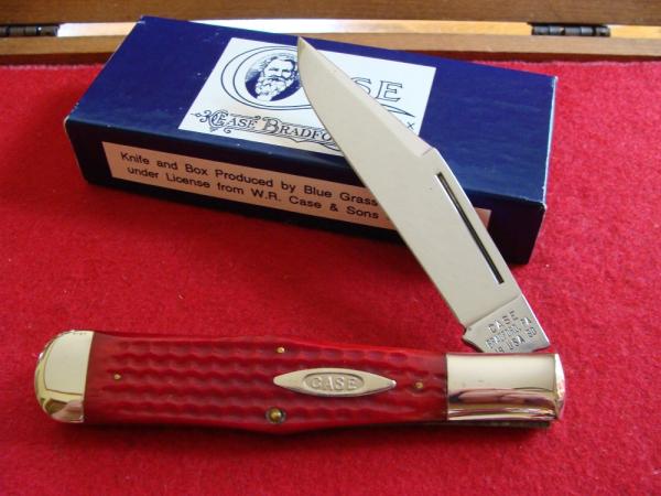 Case Classic Red Bone Large Coke Bottle Single Blade Hunter 61050