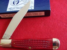 Case Classic Red Bone Large Coke Bottle Single Blade Hunter 61050