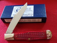 Case Classic Red Bone Large Coke Bottle Single Blade Hunter 61050