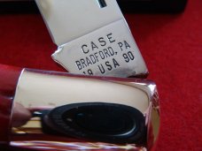 Case Classic Red Bone Large Coke Bottle Single Blade Hunter 61050