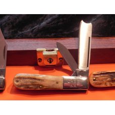 Case xx 1982 Barlow Knife Set.w Great Stag Handles -New in Display Case w/ Matching Serial #s Case xx 1982 Barlow Knife Set.w Great Stag Handles -New in Display Case w/ Matching Serial #s