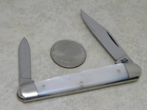 Case XX Stainless USA 1970's Pearl 82079 1/2 Sleeveboard Pen Knife