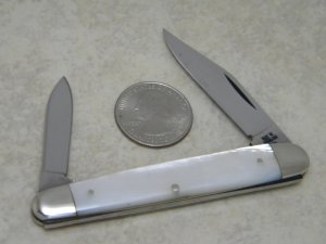 Case XX Stainless USA 4 Dot (1976) Pearl 82079 1/2 Sleeveboard Pen Knife