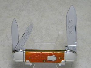 Schatt & Morgan Titusville, PA Queen Steel USA  Bone Canoe Whittler Knife 1994