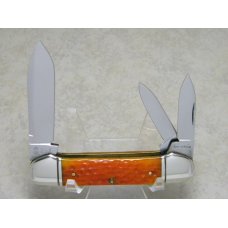 Schatt & Morgan Titusville, PA Queen Steel USA Bone Canoe Whittler Knife 1994 Schatt & Morgan Titusville, PA Queen Steel USA Bone Canoe Whittler Knife 1994