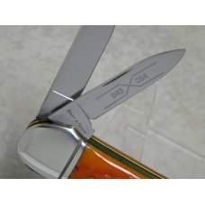 Schatt & Morgan Titusville, PA Queen Steel USA Bone Canoe Whittler Knife 1994 Schatt & Morgan Titusville, PA Queen Steel USA Bone Canoe Whittler Knife 1994