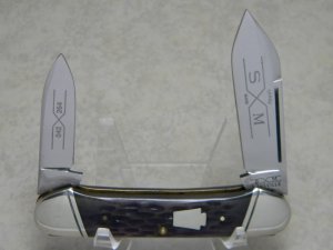Schatt & Morgan Titusville PA. 1997 Jigged Bone 042264 Canoe Knife