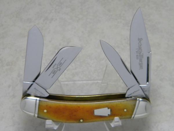 Schatt & Morgan Titusville PA. 2009 Smooth Bone 044160 Sowbelly Knife Schatt & Morgan Titusville PA. 2009 Smooth Bone 044160 Sowbelly Knife