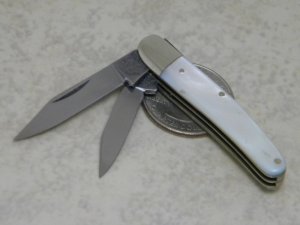 Fight'n Rooster Frank Buster Celebrated Cutlery Germany Pearl Miniature Jack Knife