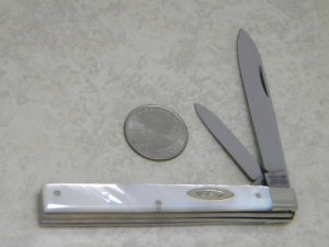 W.R. Case & Sons Cutlery Co. Bradford, PA 8285 Solingen Germany Pearl Doctor's Knife c.1990's