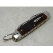 Queen Cutlery Collectors Inc. 2000 Bone Scout Camp Utility Knife in Box - Queen Steel Shield Queen Cutlery Collectors Inc. 2000 Bone Scout Camp Utility Knife in Box - Queen Steel Shield