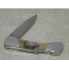 Frost Cutlery Japan Genuine Abalone Pearl Nude Lady Lockback Knife in Box (Item #1) Frost Cutlery Japan Genuine Abalone Pearl Nude Lady Lockback Knife in Box (Item #1)