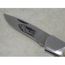 Frost Cutlery Japan Genuine Abalone Pearl Nude Lady Lockback Knife in Box (Item #1) Frost Cutlery Japan Genuine Abalone Pearl Nude Lady Lockback Knife in Box (Item #1)
