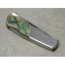 Frost Cutlery Japan Genuine Abalone Pearl Nude Lady Lockback Knife in Box (Item #3) Frost Cutlery Japan Genuine Abalone Pearl Nude Lady Lockback Knife in Box (Item #3)