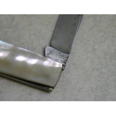 Edw. K Tryon Co. Philadelphia Mother of Pearl 2 Blade Watch Fob Pen Knife - Early 1900's Edw. K Tryon Co. Philadelphia Mother of Pearl 2 Blade Watch Fob Pen Knife - Early 1900's
