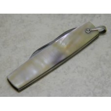 Edw. K Tryon Co. Philadelphia Mother of Pearl 2 Blade Watch Fob Pen Knife - Early 1900's Edw. K Tryon Co. Philadelphia Mother of Pearl 2 Blade Watch Fob Pen Knife - Early 1900's