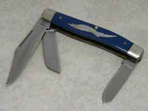 American Eagle Parker Schrade Walden Cut. E2 USA 1735 John Adams 1826 Stockman Knife c.1970's