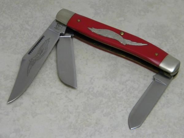 American Eagle Parker Schrade Walden Cut. E3 USA 1755 Nathan Hale 1776 Stockman Knife c.1970's American Eagle Parker Schrade Walden Cut. E3 USA 1755 Nathan Hale 1776 Stockman Knife c.1970's