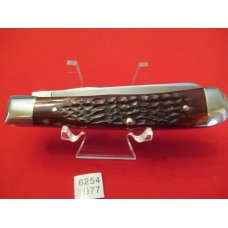 1977 CASE XX Bone Handle CV Trapper Pattern # 6254 1977 CASE XX Bone Handle CV Trapper Pattern # 6254