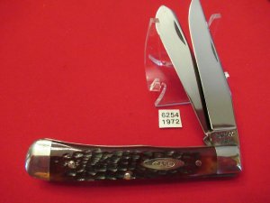1972 CASE XX Trapper CV Bone Handle Pattern # 6254