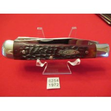 1972 CASE XX Trapper CV Bone Handle Pattern # 6254 1972 CASE XX Trapper CV Bone Handle Pattern # 6254