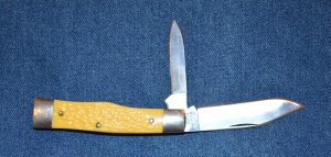 Queen City Gunstock 40 pattern - 3 5/8" Yellow Jigged Delrin 2009