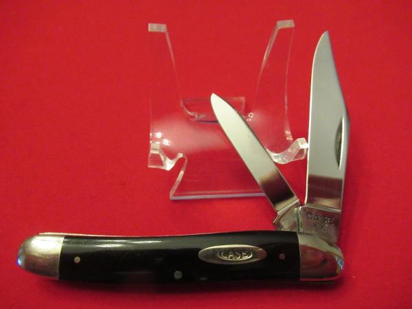 Case XX 2 Blade Slick Black Handle Pattern 22087 Case XX 2 Blade Slick Black Handle Pattern 22087