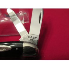 Case XX 2 Blade Slick Black Handle Pattern 22087 Case XX 2 Blade Slick Black Handle Pattern 22087