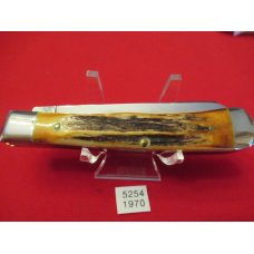 1970 Case XX Stag Handle Trapper Pattern 5254 1970 Case XX Stag Handle Trapper Pattern 5254