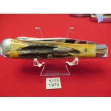 1970 Case XX Stag Handle Trapper Pattern 5254 1970 Case XX Stag Handle Trapper Pattern 5254