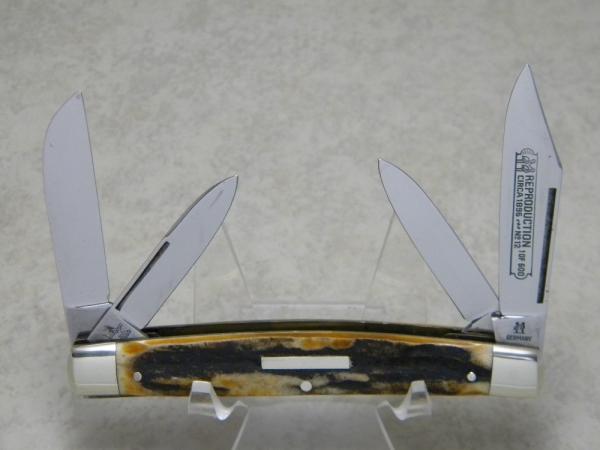 Kissing Crane Robt Klaas Solingen Germany Stag "Reproduction Circa 1896" No. 12 Large Congress Knife Kissing Crane Robt Klaas Solingen Germany Stag "Reproduction Circa 1896" No. 12 Large Congress Knife