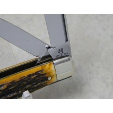 Kissing Crane Robt Klaas Solingen Germany Stag "Reproduction Circa 1896" No. 12 Large Congress Knife Kissing Crane Robt Klaas Solingen Germany Stag "Reproduction Circa 1896" No. 12 Large Congress Knife