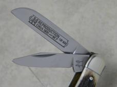 Kissing Crane Solingen Germany Stag "Reproduction Circa 1891" No. 7 Swell Center Congress Knife