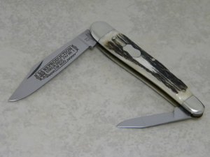 Kissing Crane Robt Klaas Solingen Germany Stag "Reproduction Circa 1901" No. 1 Half Whittler Knife